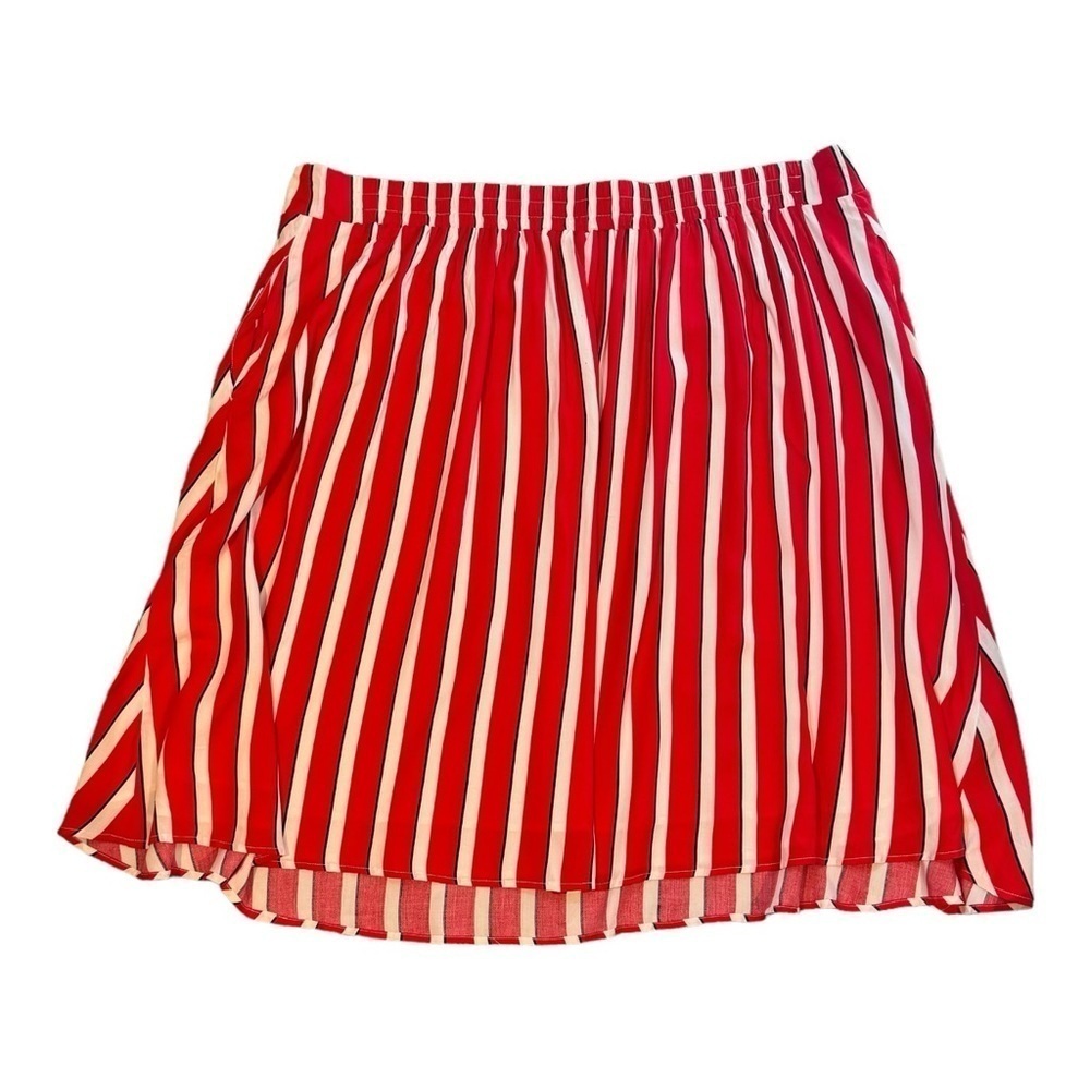 Modcloth x Collectif Ornella Yacht Stripe Skirt in Red NWT - Picture 4 of 8